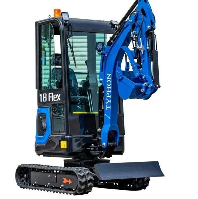 TYPHON 18 FLEX PRO 1.8 Ton Mini Excavator USA with 12 Attachments